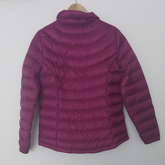 L.L. Bean Women's Purple Jacket 850 Down Filled Puffer Zip Pockets Size Small - Picture 2 of 10
